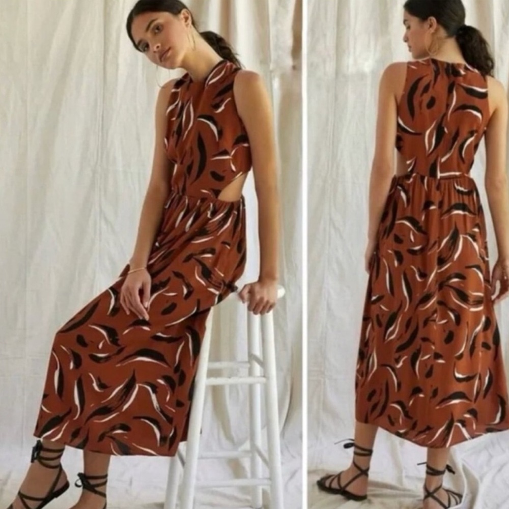Corey Lynn Calter Brown Dress